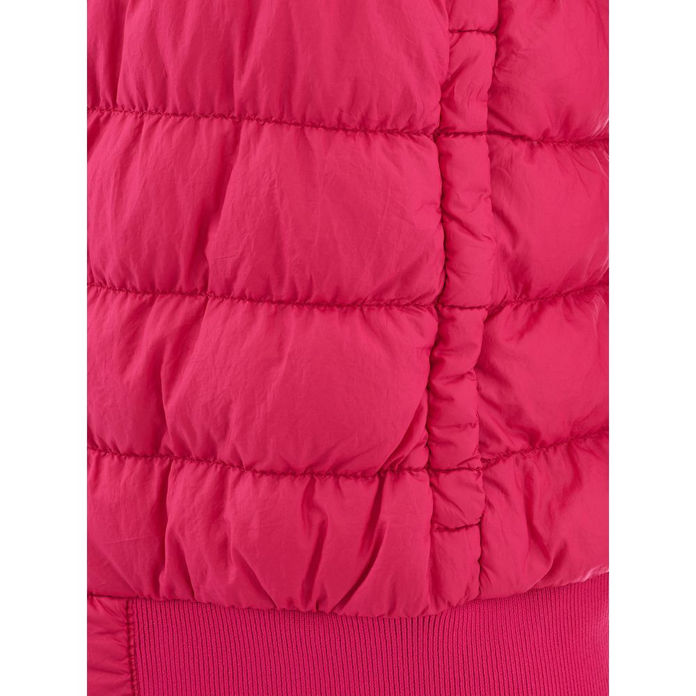 Fuchsia Polyamide Jackets & Coat - ventzia