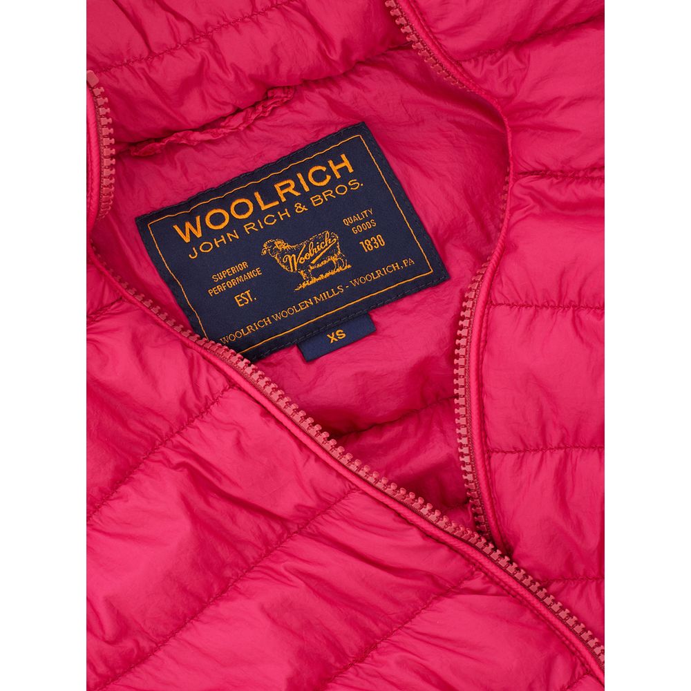 Fuchsia Polyamide Jackets & Coat - ventzia