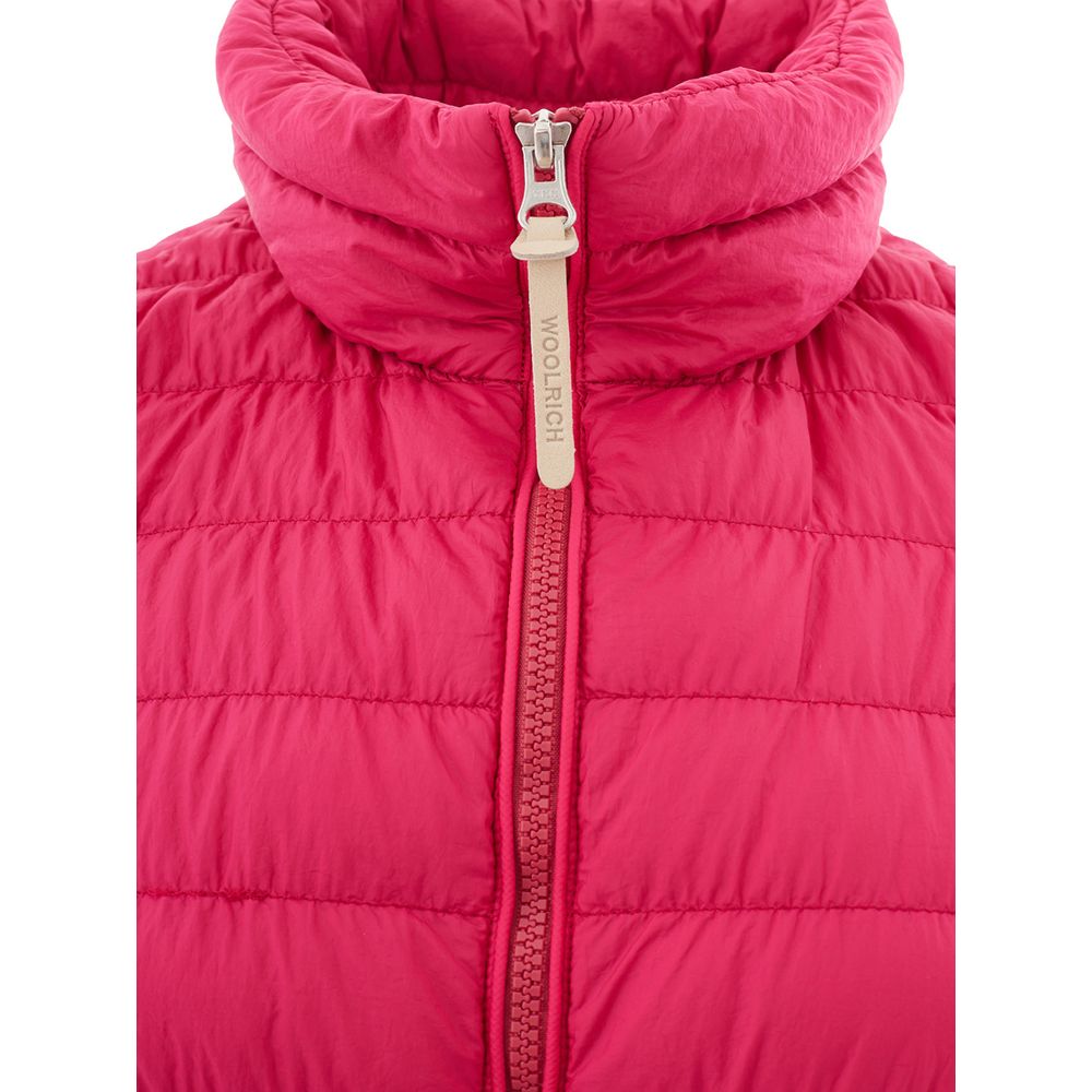 Fuchsia Polyamide Jackets & Coat - ventzia