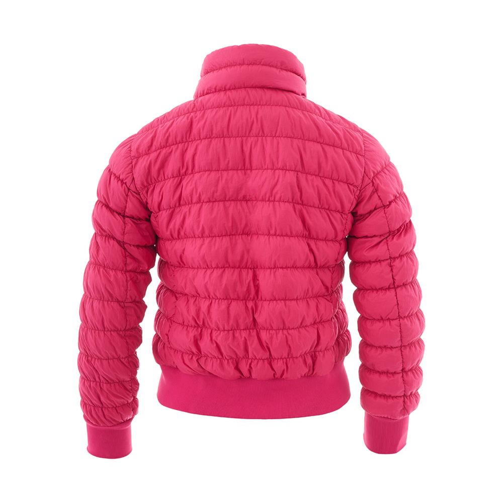 Fuchsia Polyamide Jackets & Coat - ventzia