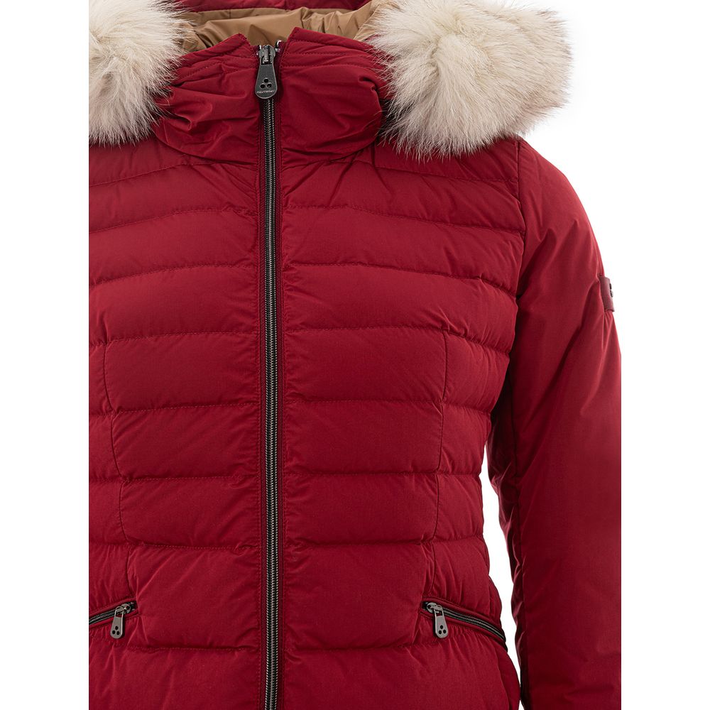 Bordeaux Polyester Jackets & Coat - ventzia