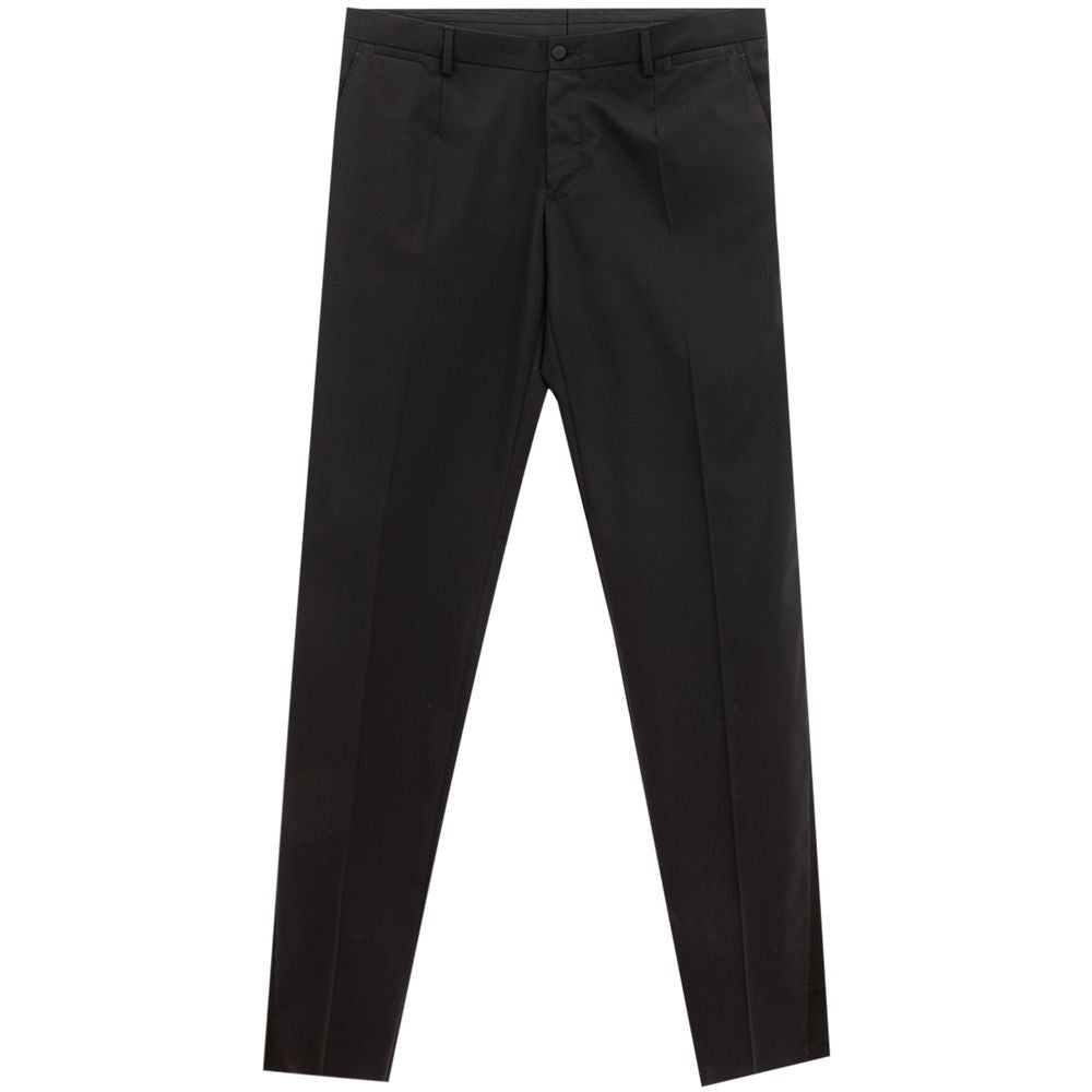 Black Wool Pant - ventzia