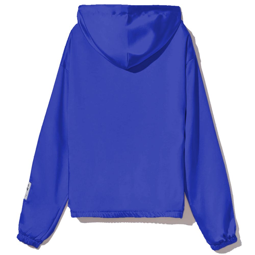 Blue Polyester Sweater - ventzia