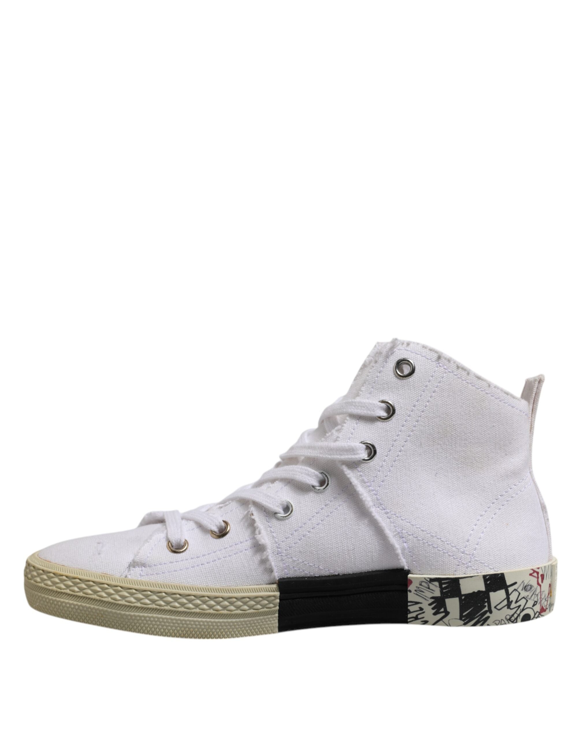 White Lace Up Mid Top Women Sneakers Shoes - ventzia