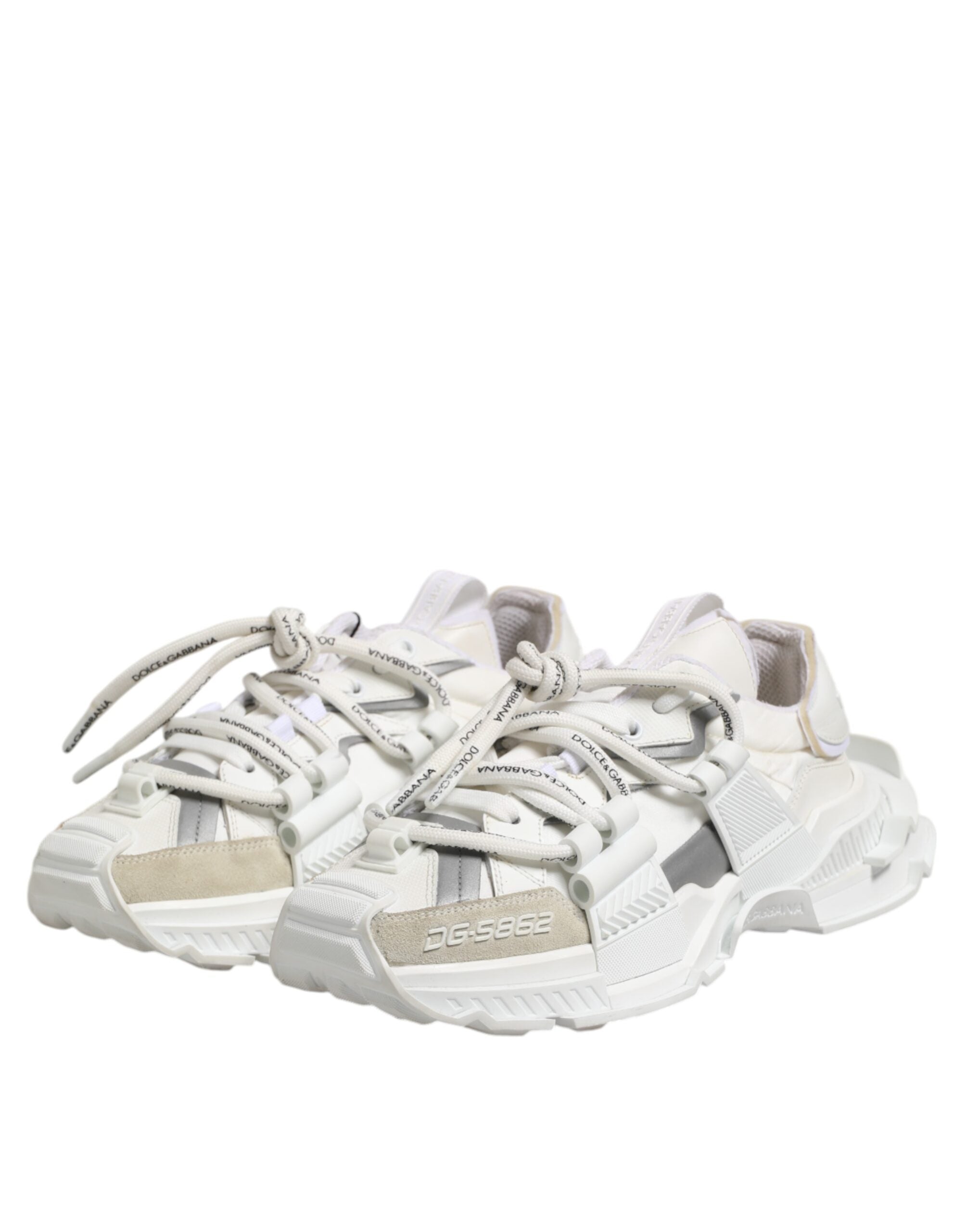 White Gray Low Top Space Sneakers Shoes - ventzia