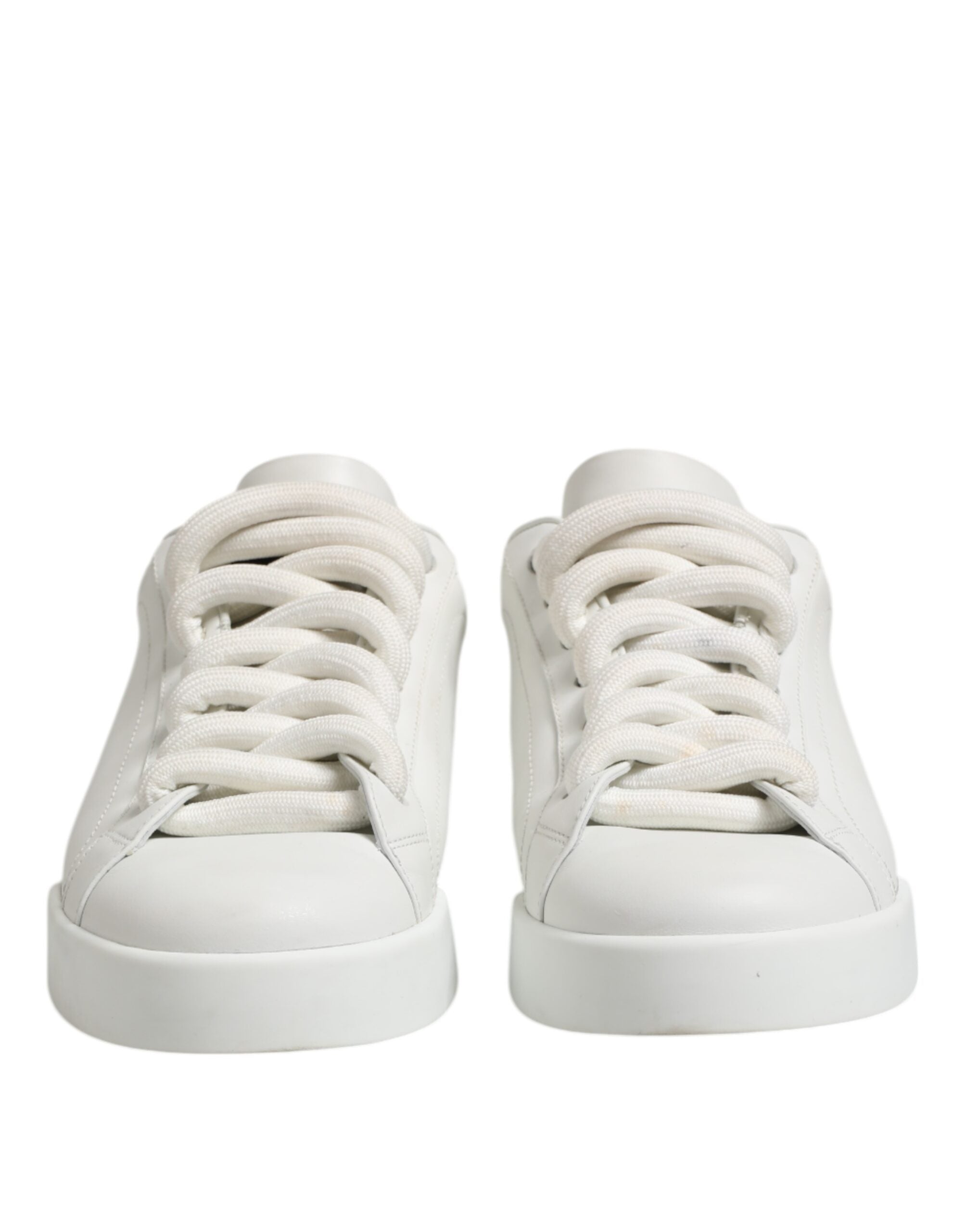 White Logo Lace Up Low Top Men Sneakers Shoes - ventzia