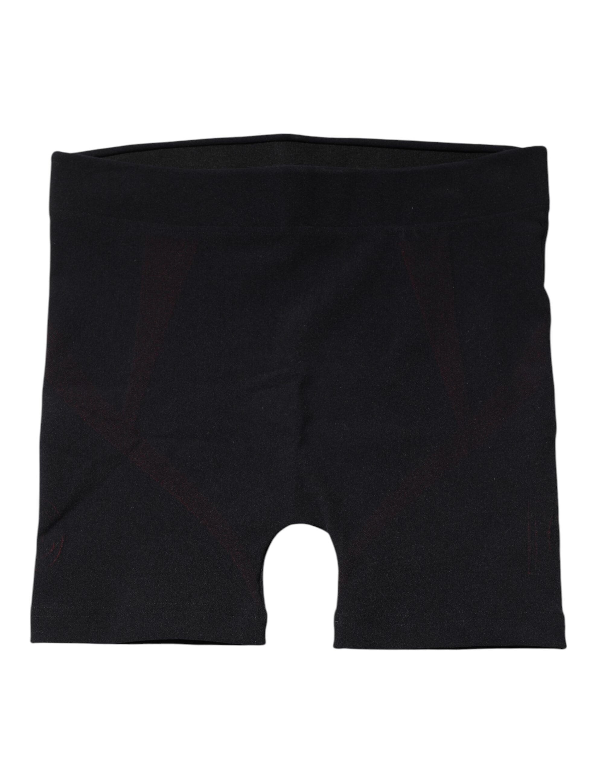 Black Nylon Stretch Boxer Shorts Underwear - ventzia