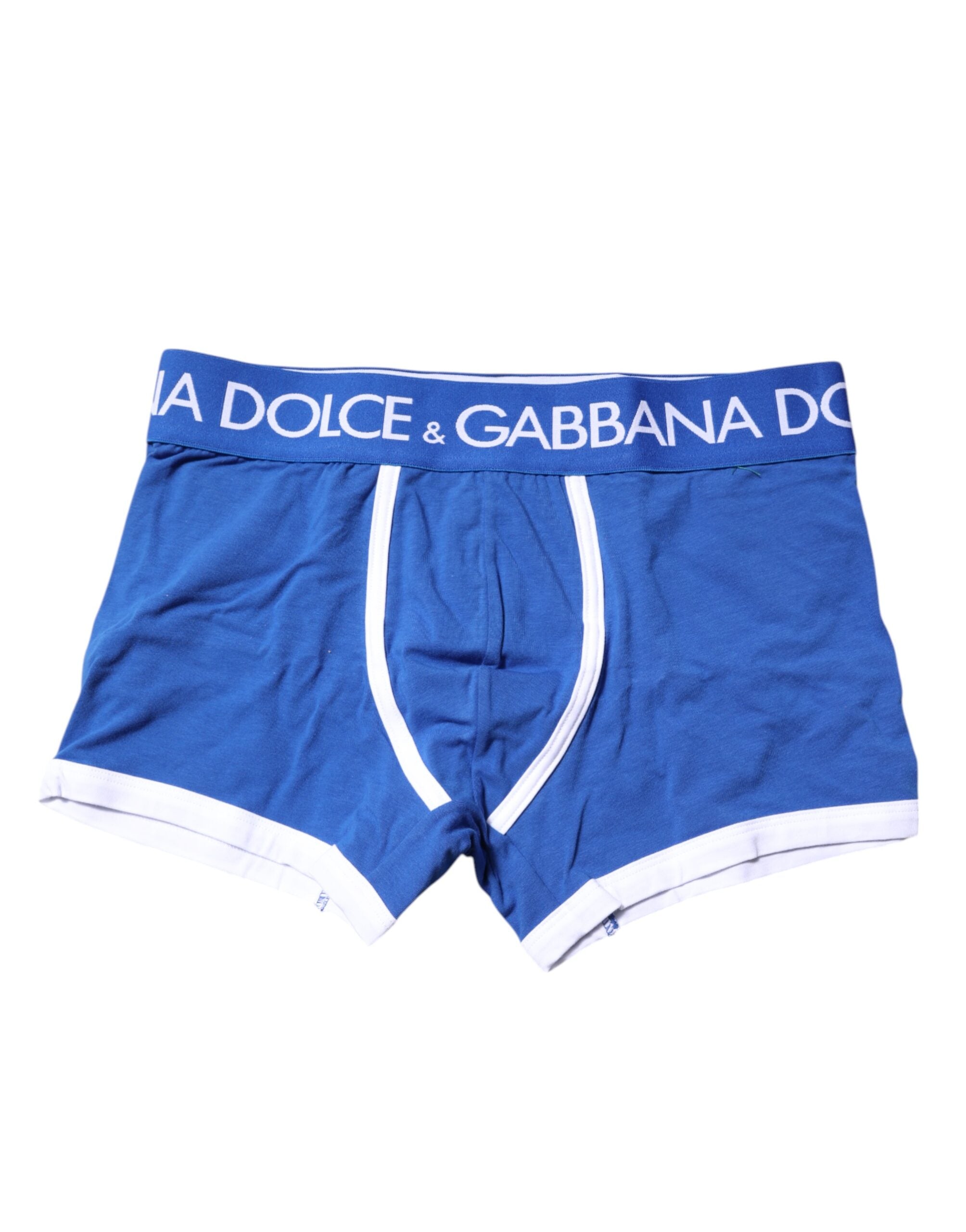 Blue Logo Waist Regular Boxer Brief Underwear - ventzia