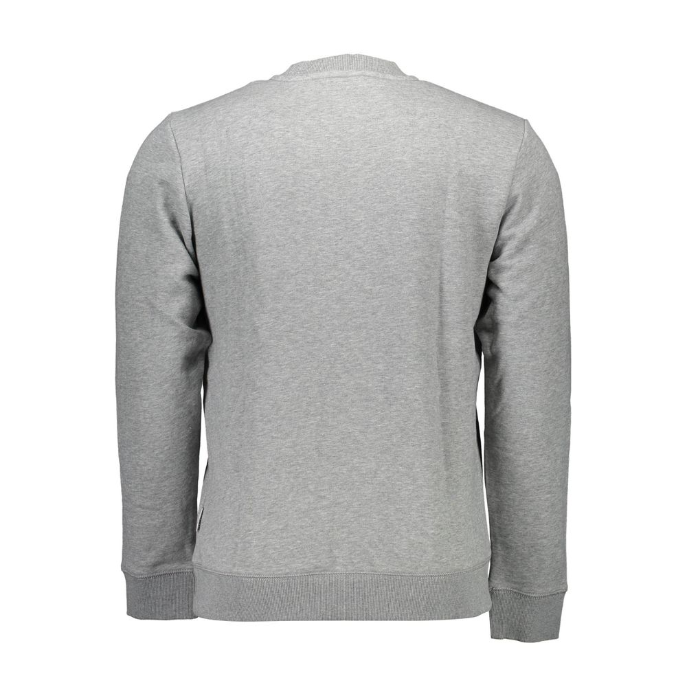 Gray Cotton Sweater - ventzia