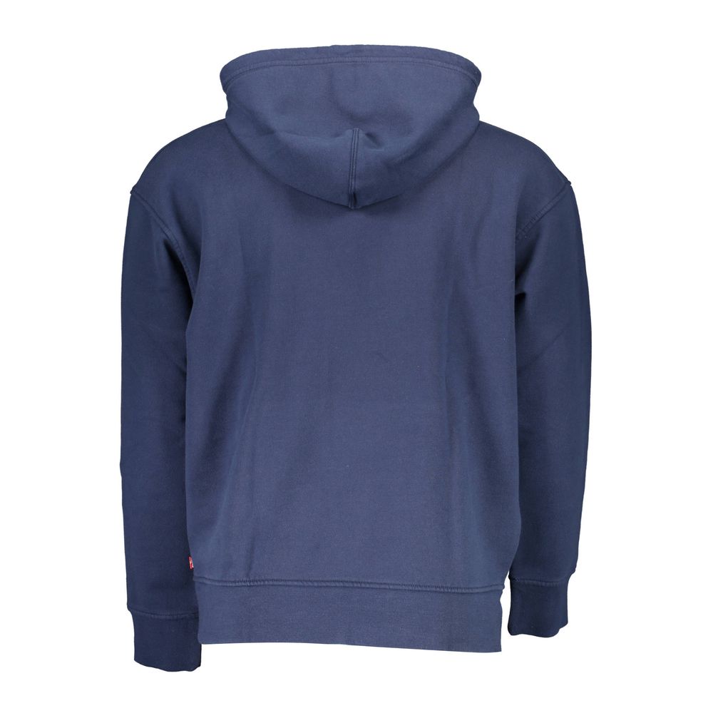 Blue Cotton Sweater - ventzia