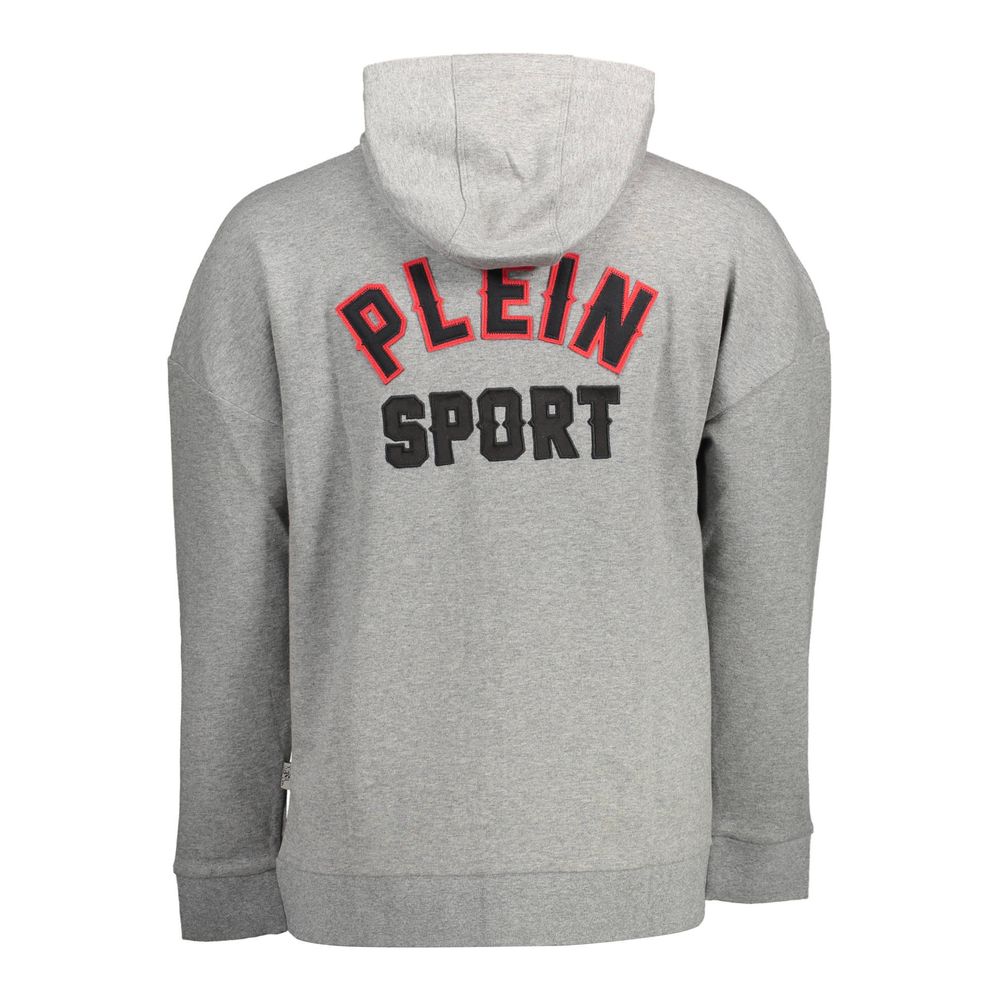 Gray Cotton Men Sweater