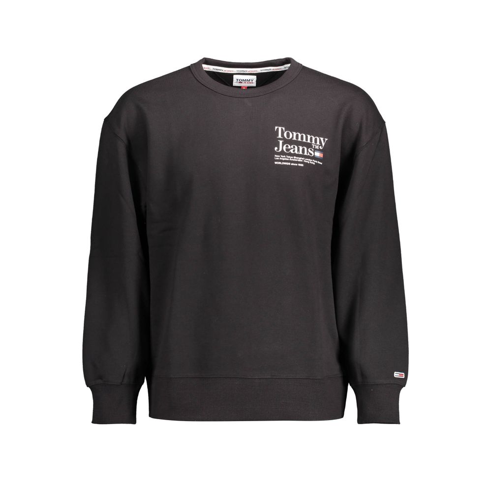 Black Cotton Sweater - ventzia