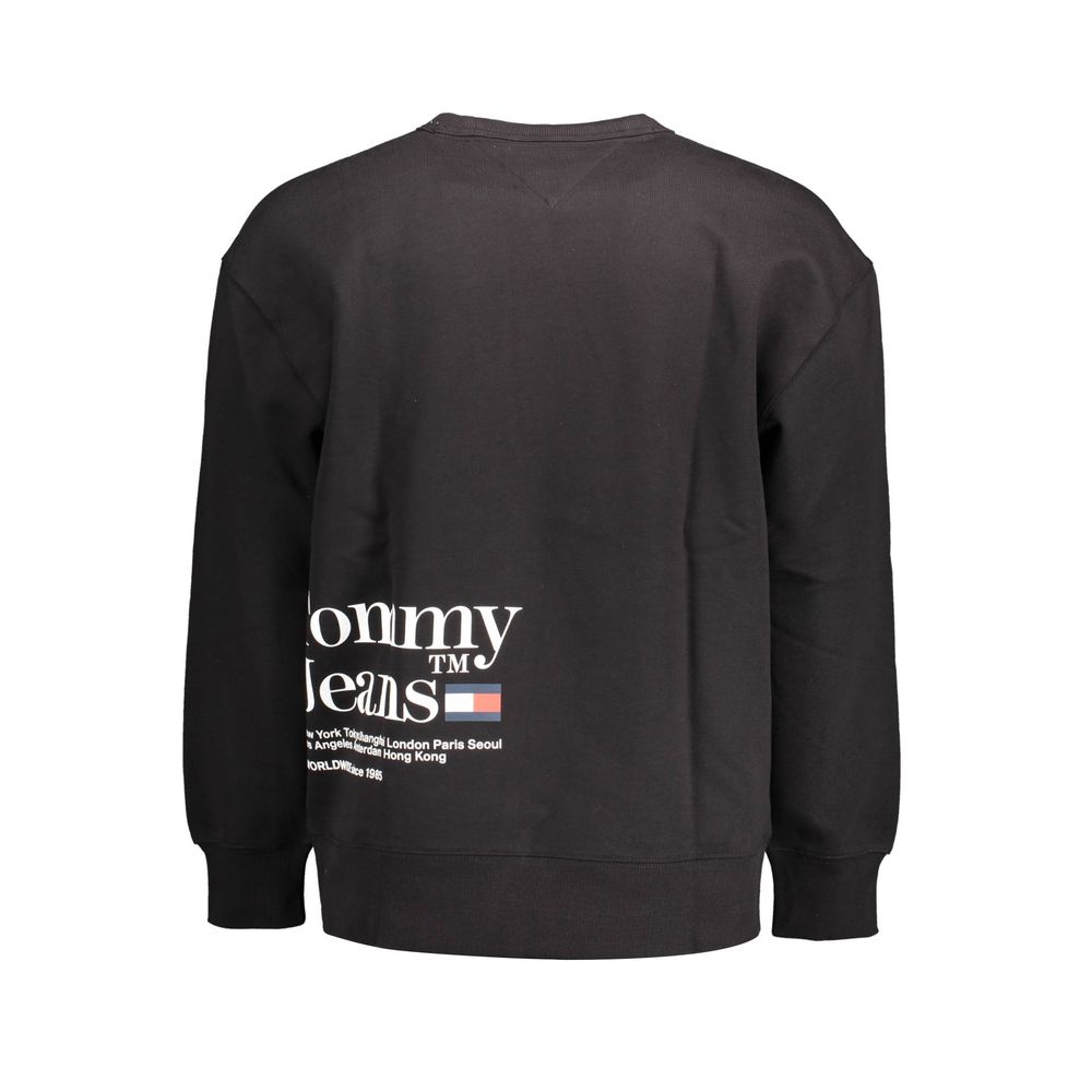 Black Cotton Sweater - ventzia