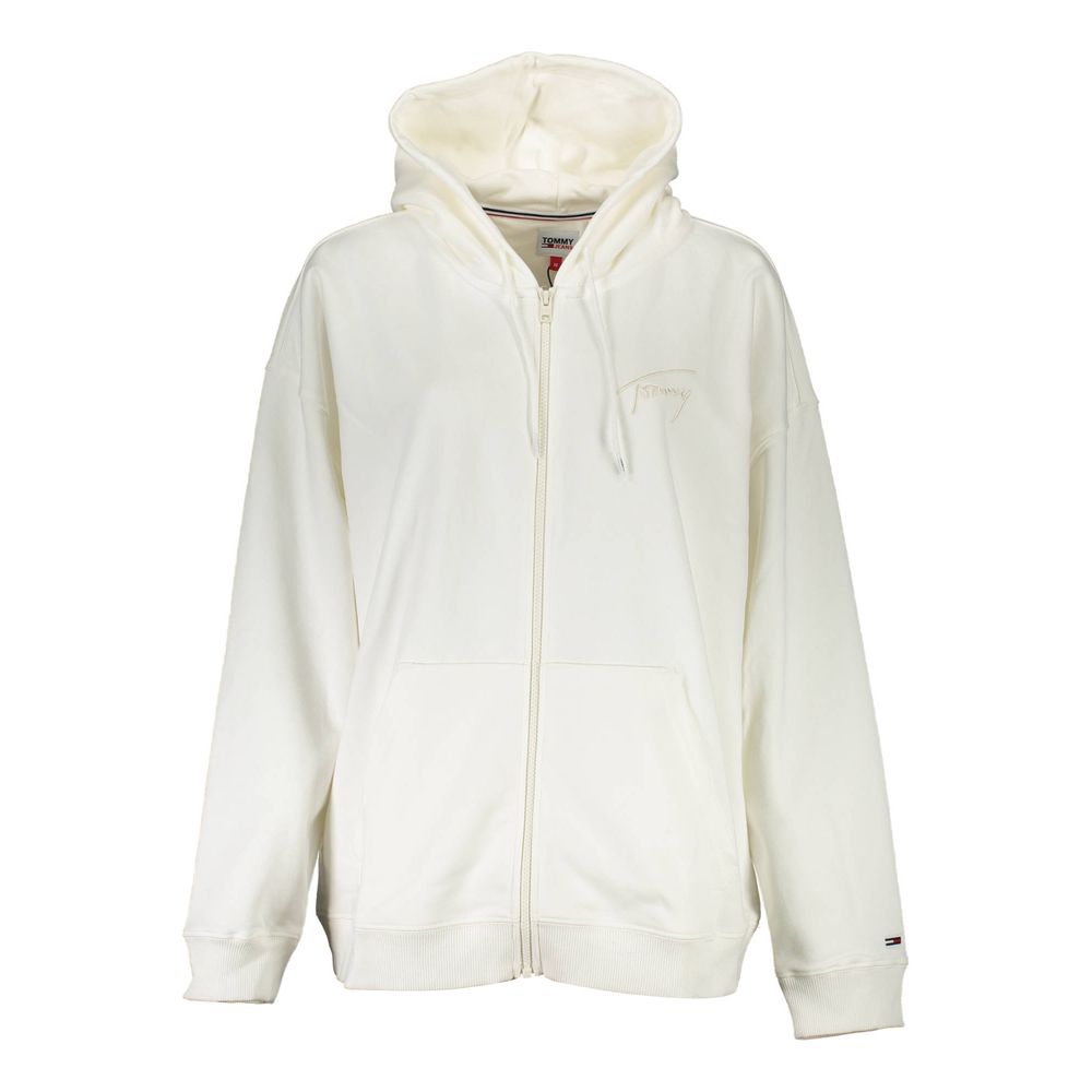 White Cotton Sweater - ventzia