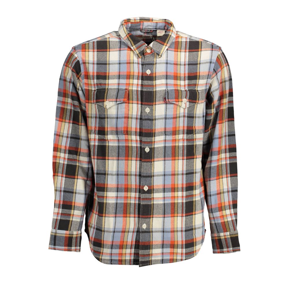 Blue Cotton Shirt - ventzia
