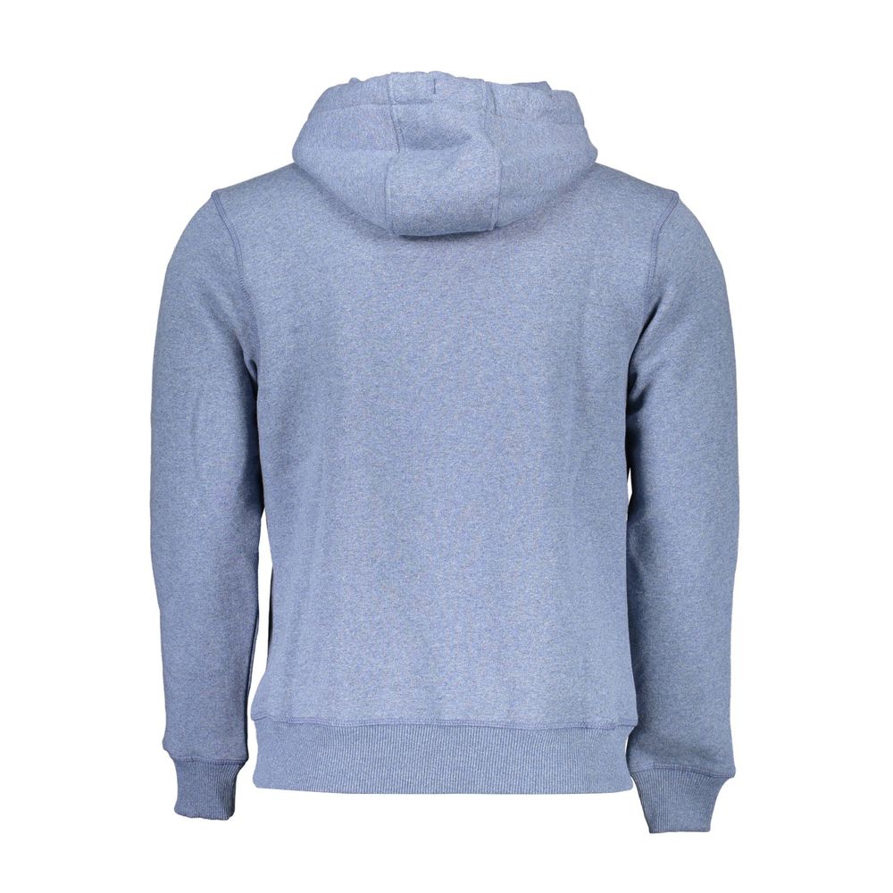 Blue Cotton Sweater - ventzia