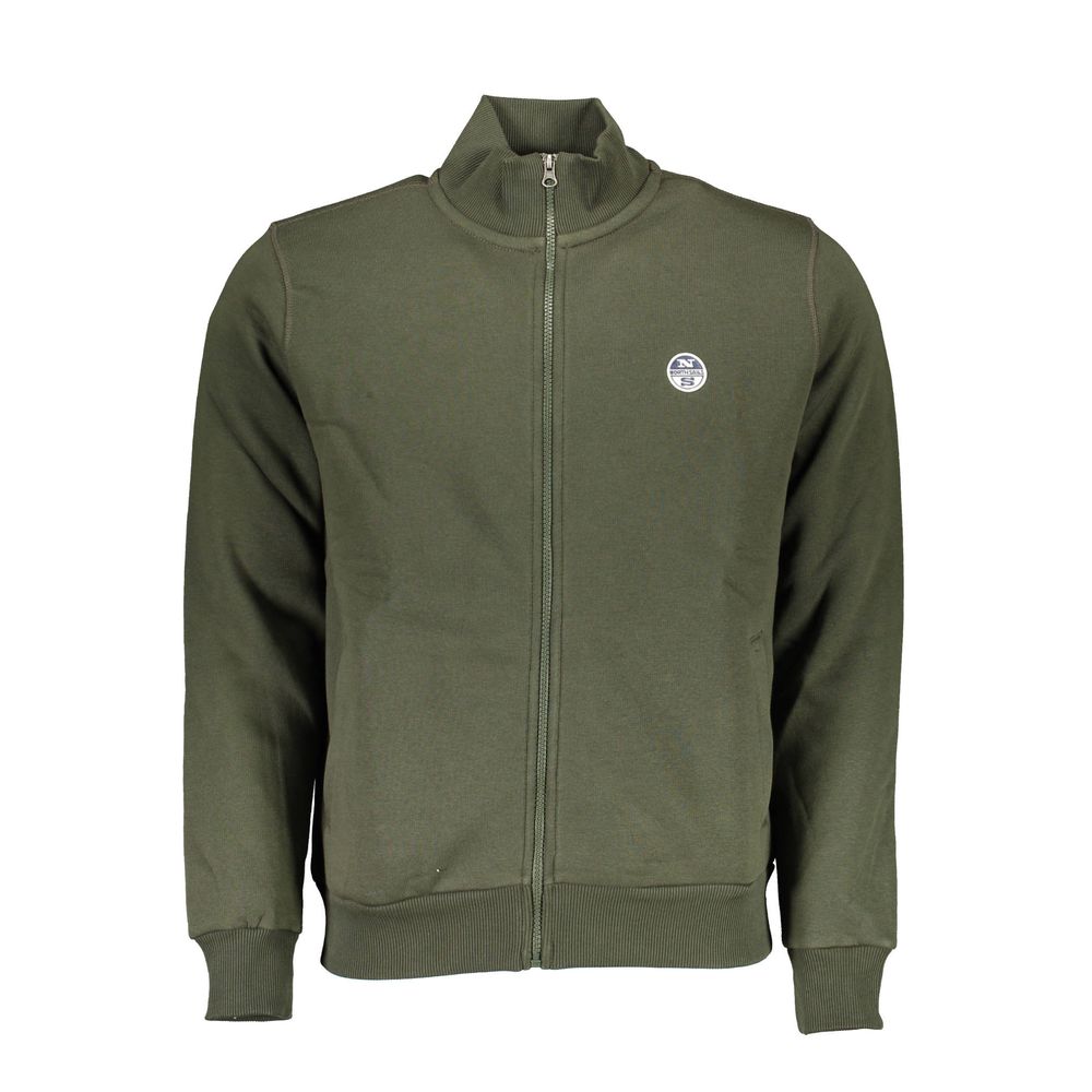 Green Cotton Sweater - ventzia