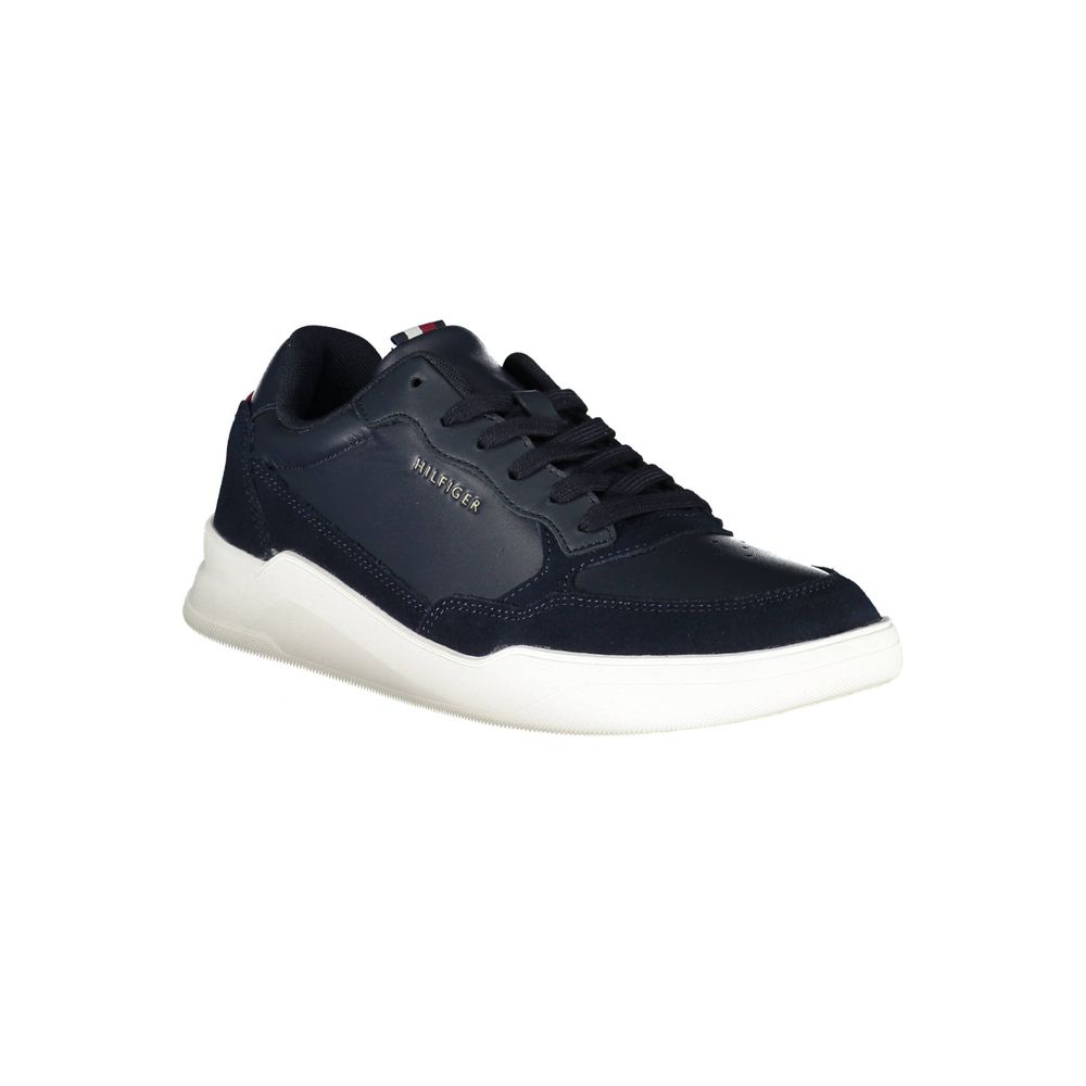 Blue Leather Men's Sneaker - ventzia