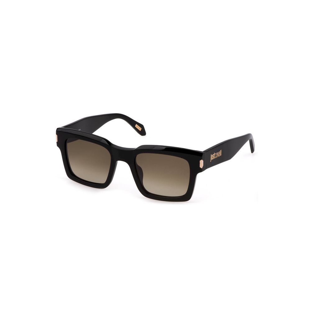 Black Plastic Women Sunglass - ventzia