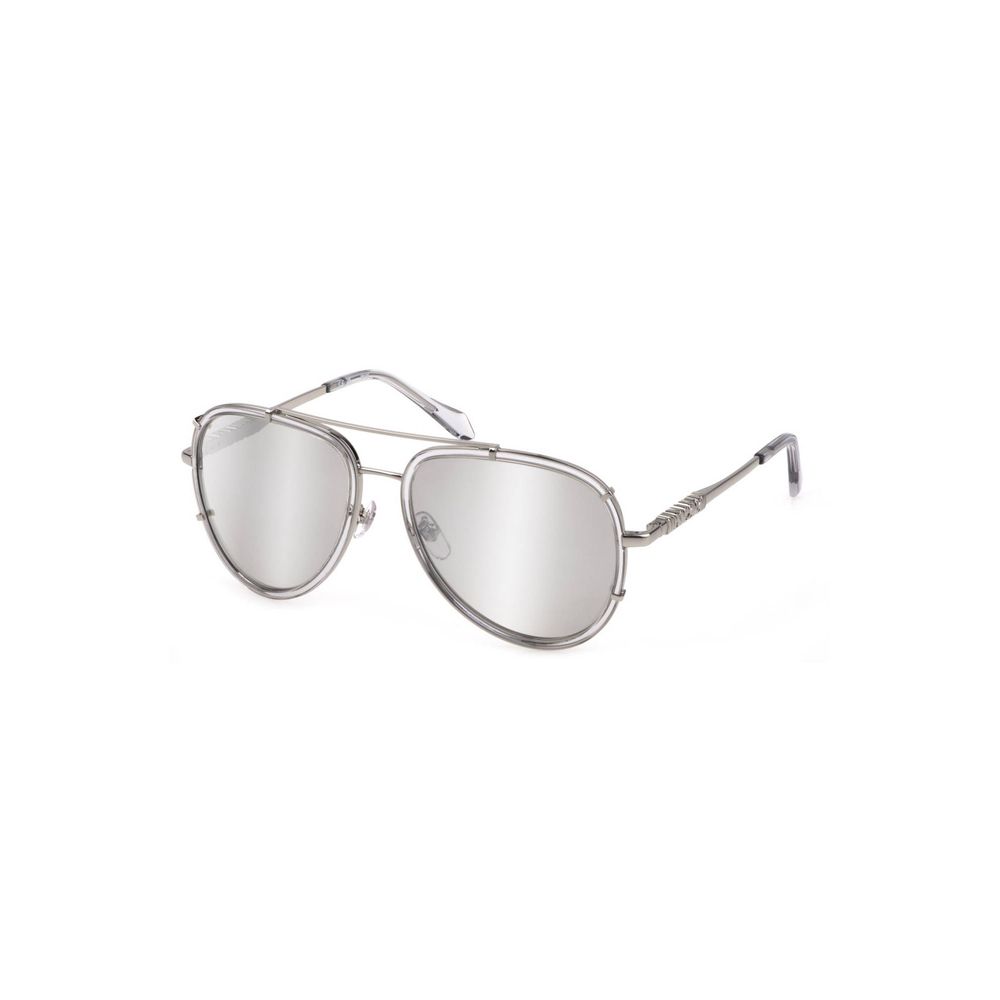 Gray Metal Women Sunglass - ventzia
