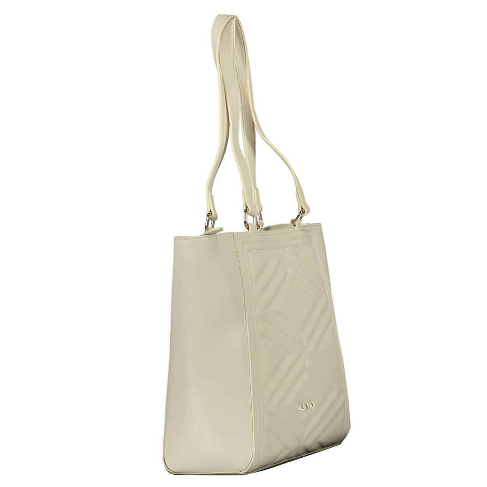 Beige Polyethylene Handbag - ventzia