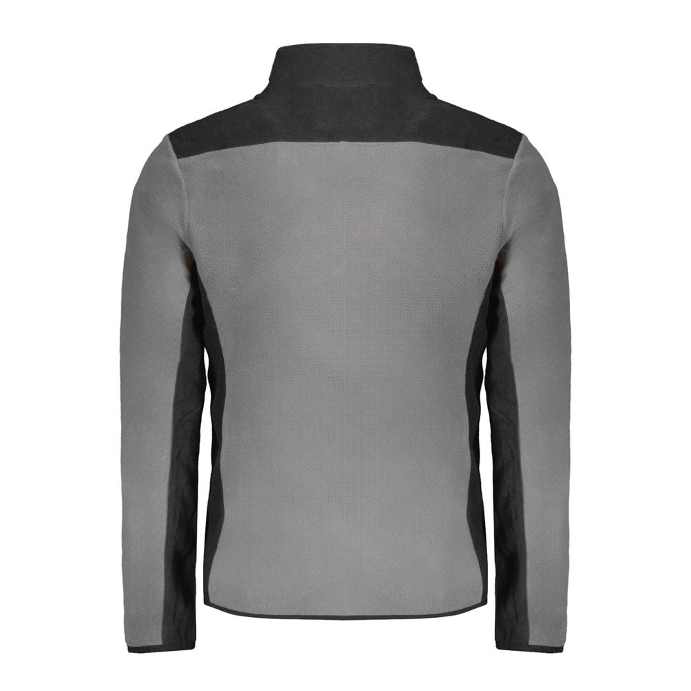 Gray Polyester Sweater - ventzia