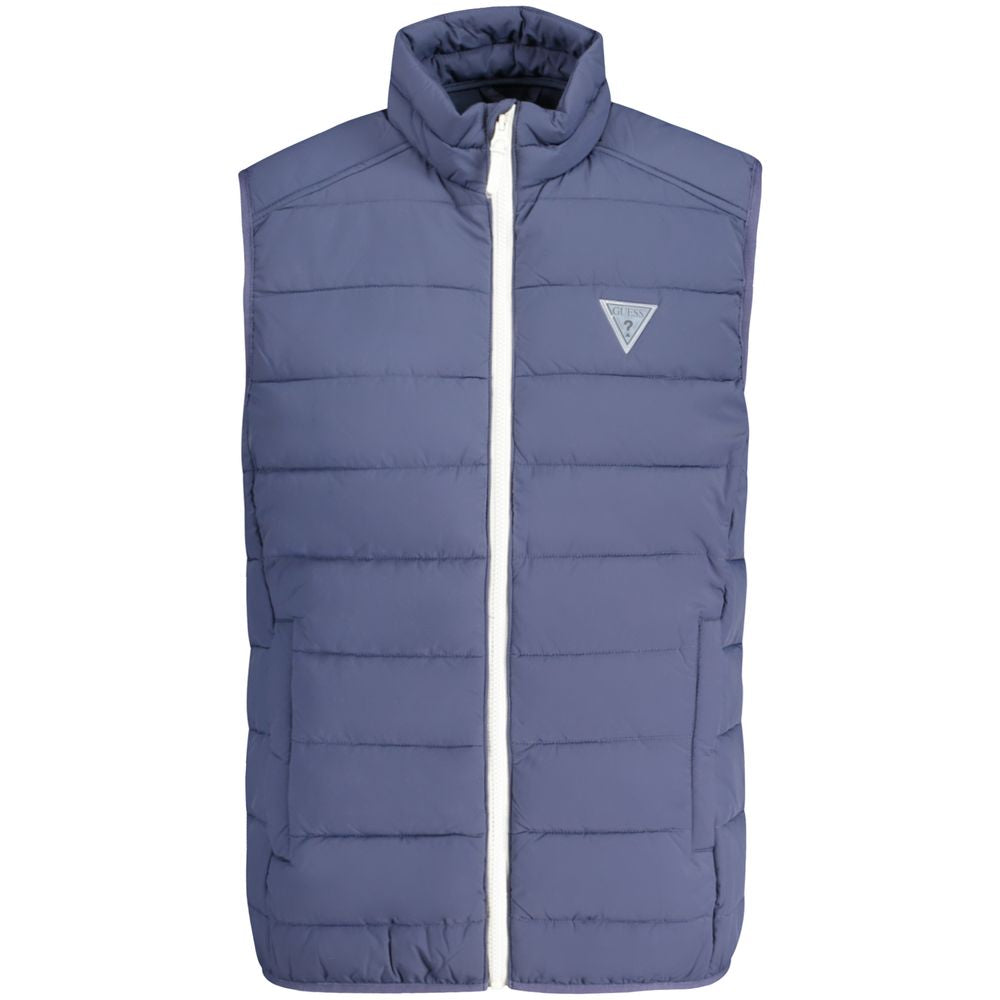 Blue Spandex Men Jacket - ventzia