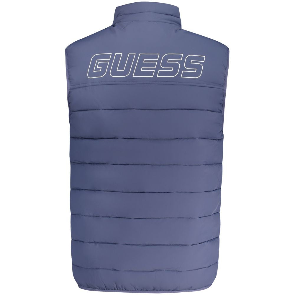 Blue Spandex Men Jacket - ventzia
