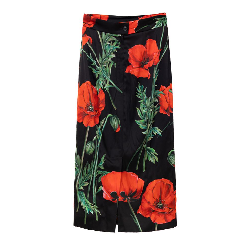 Bicolor Silk Skirt - ventzia