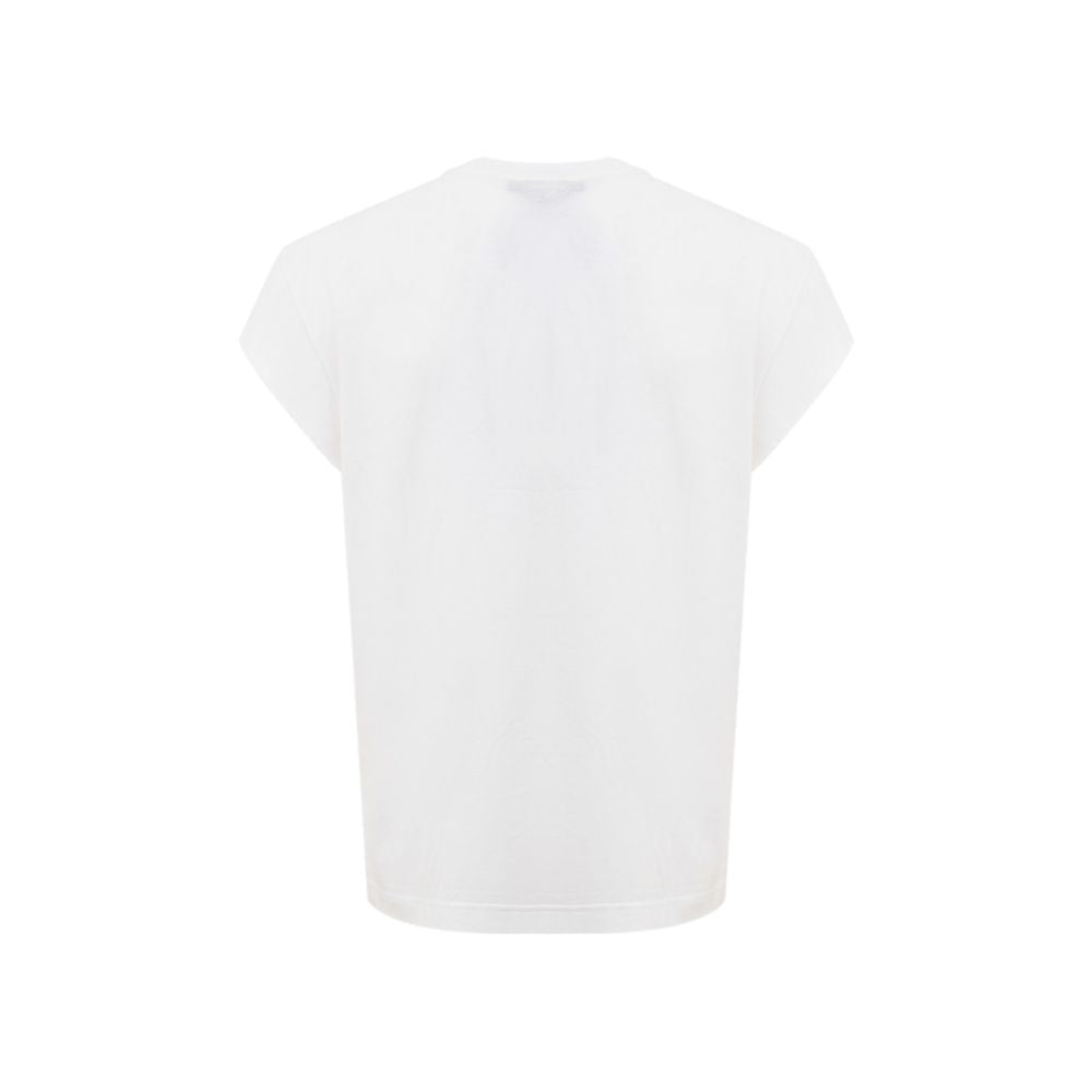 White Cotton T-Shirt - ventzia