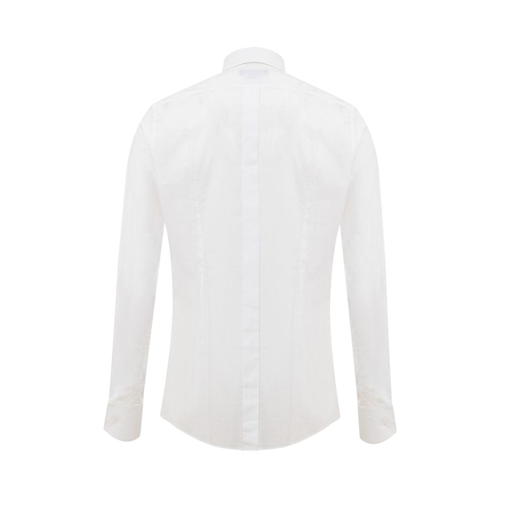White Cotton Shirt - ventzia
