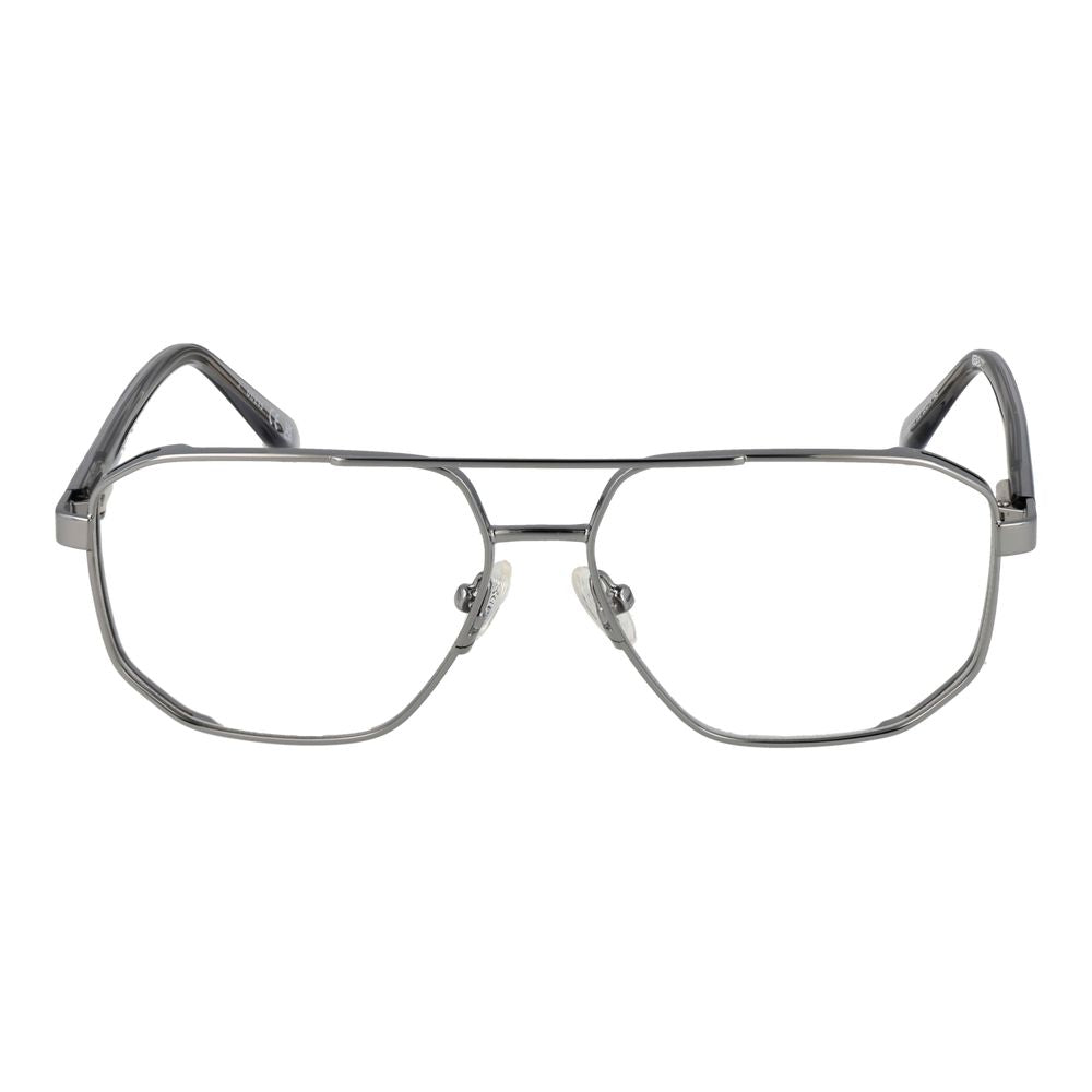 Silver Men Glasses Frame - ventzia