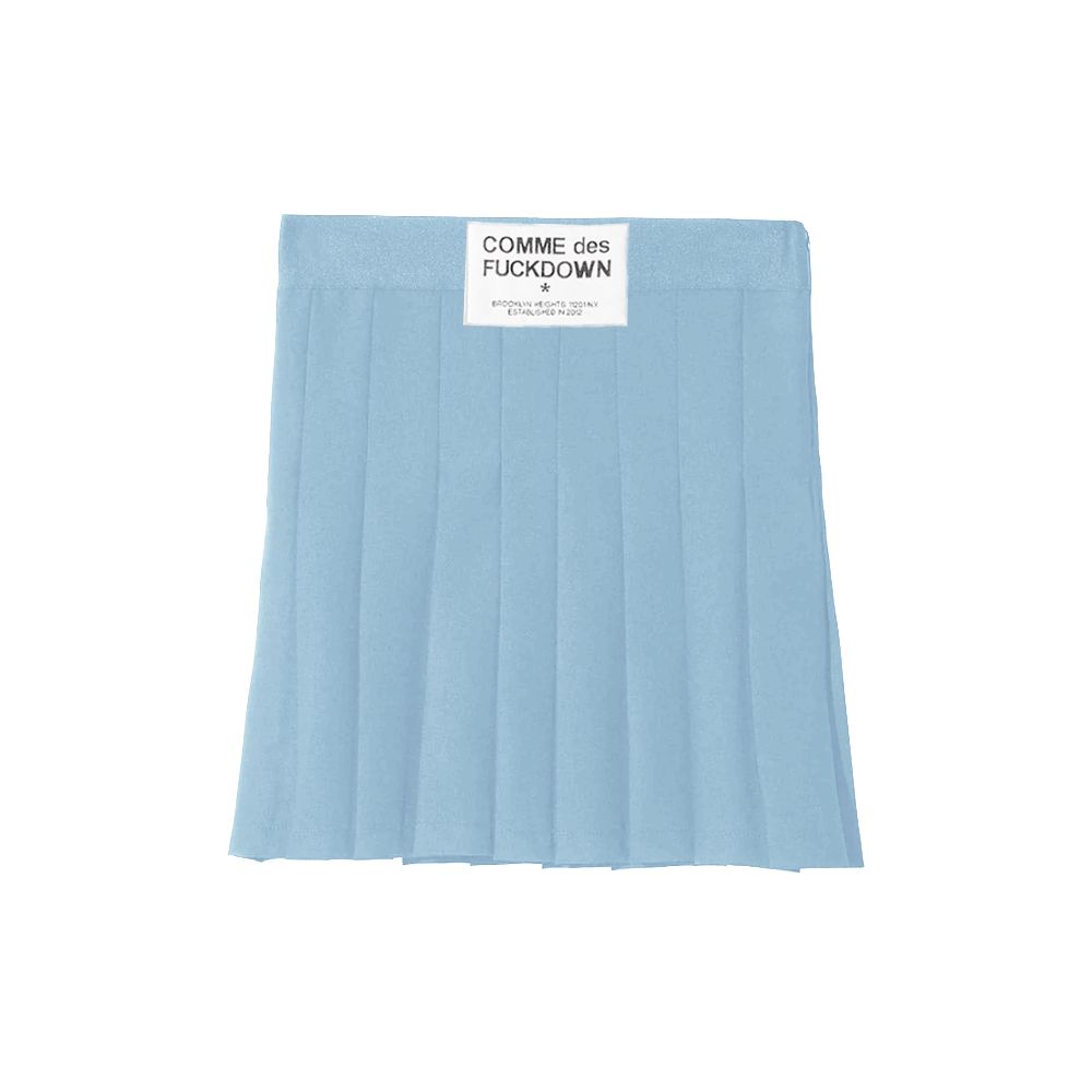 Blue Polyester Skirt - ventzia