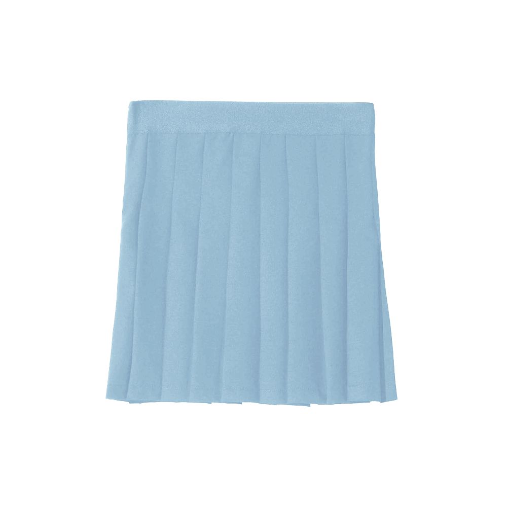 Blue Polyester Skirt - ventzia