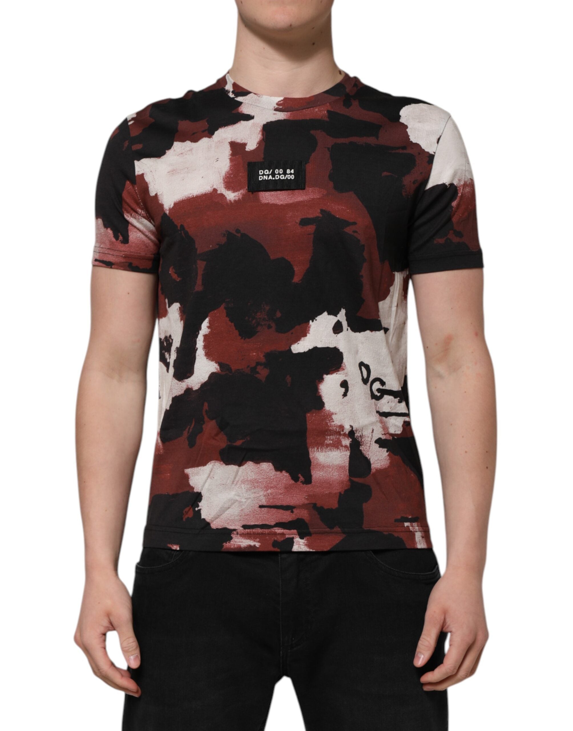 Multicolor Camouflage Men Crew Neck T-shirt - ventzia