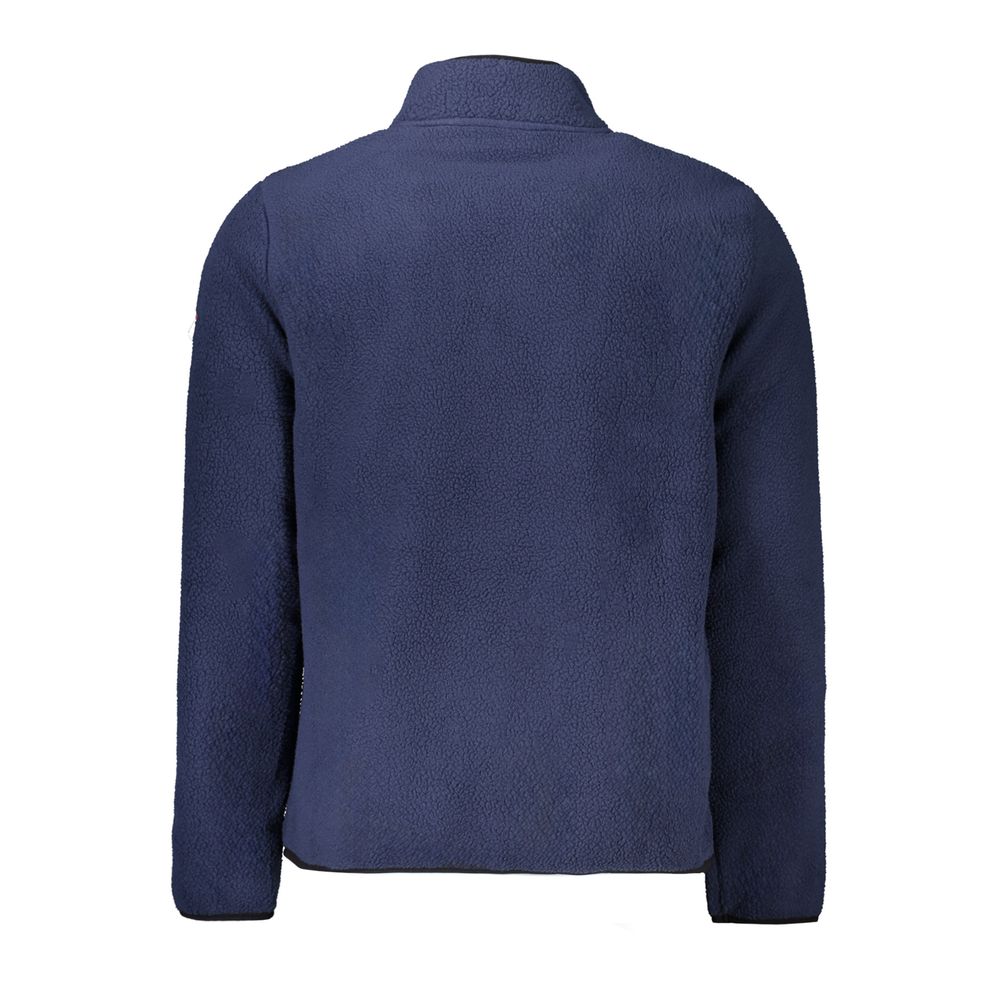 Blue Polyester Sweater - ventzia