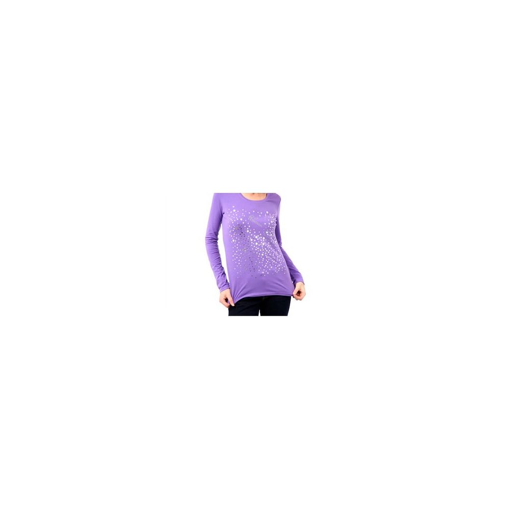 Purple Cotton Women Top - ventzia