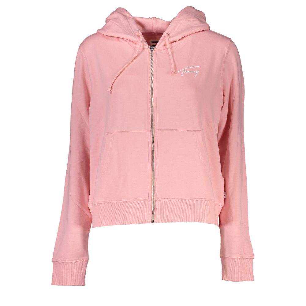 Pink Cotton Women Sweater