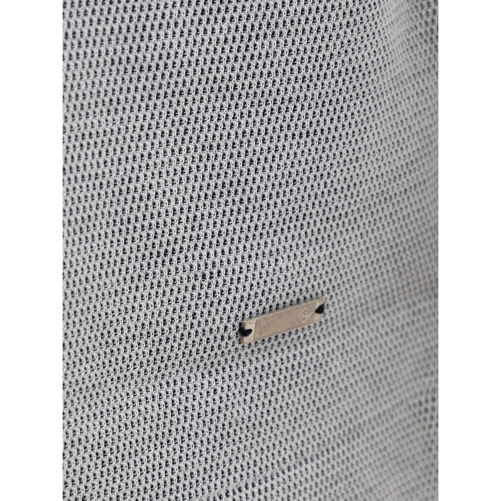 Gray Cotton T-Shirt - ventzia