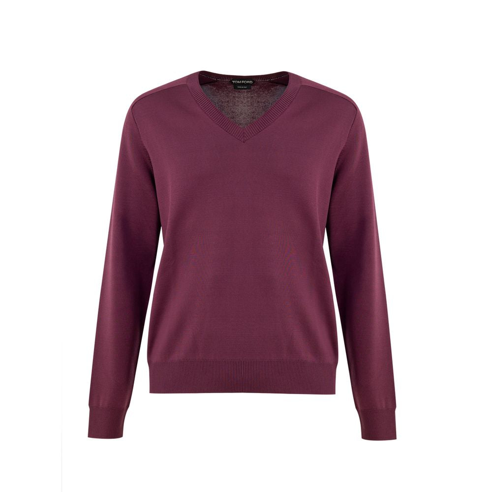 Purple Silk Sweater - ventzia