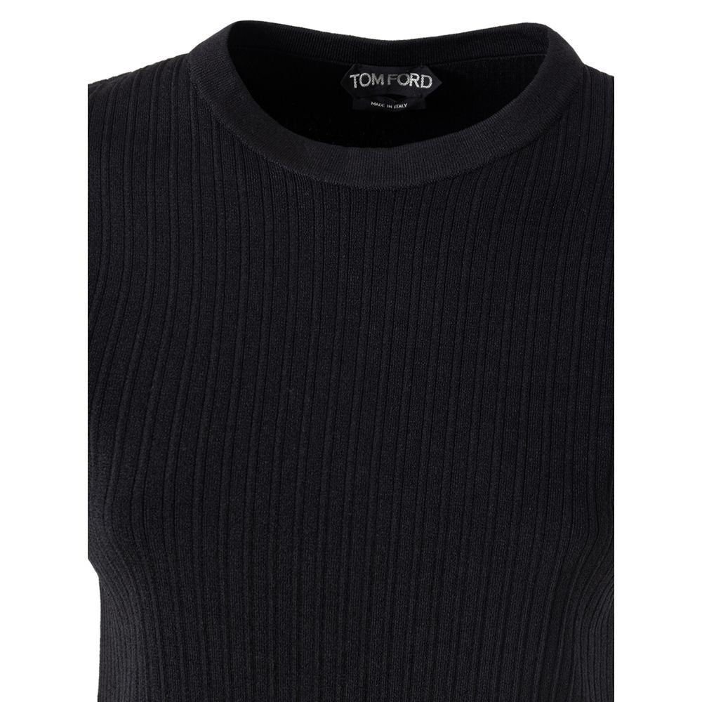Black Silk T-Shirt - ventzia