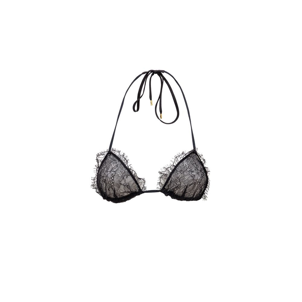 Black Polyamide Bra - ventzia