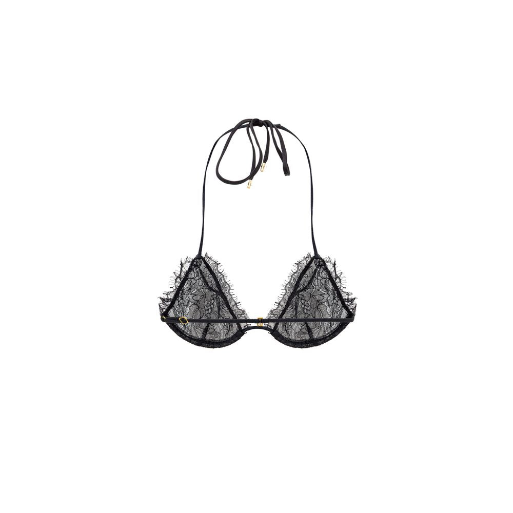 Black Polyamide Bra - ventzia