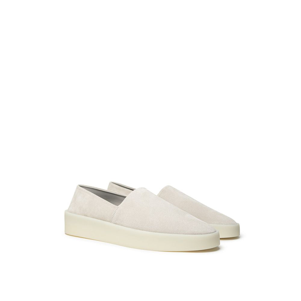 Gray Leather Moccassin - ventzia