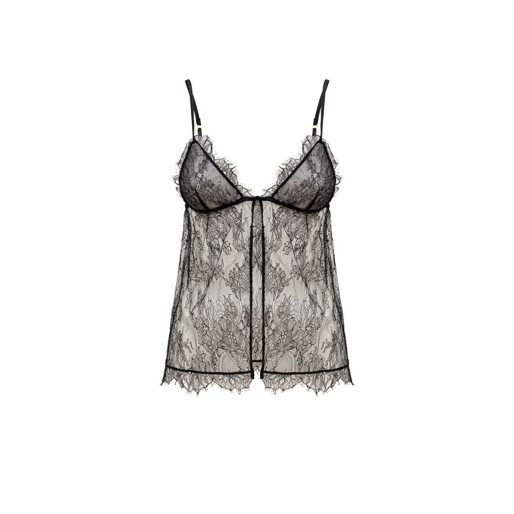 Black Polyamide Top - ventzia