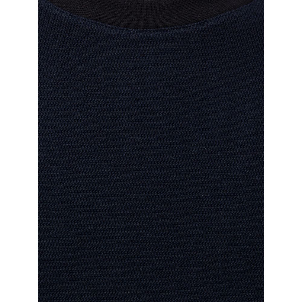 Blue Cotton T-Shirt - ventzia
