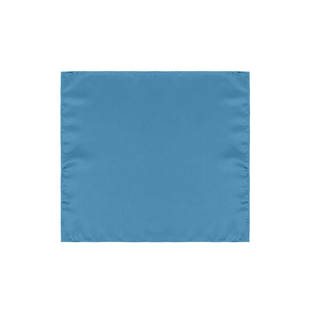 Light Blue Silk Pocket Square - ventzia