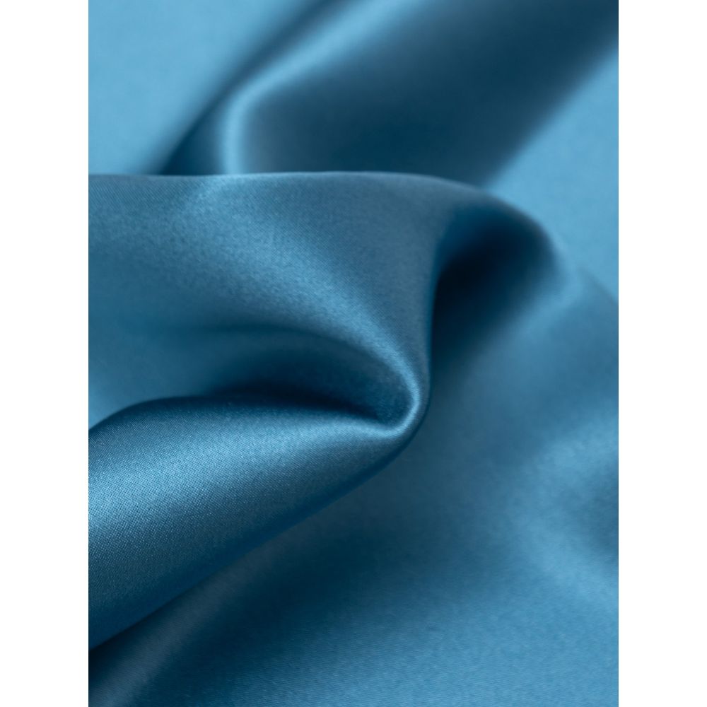 Light Blue Silk Pocket Square - ventzia