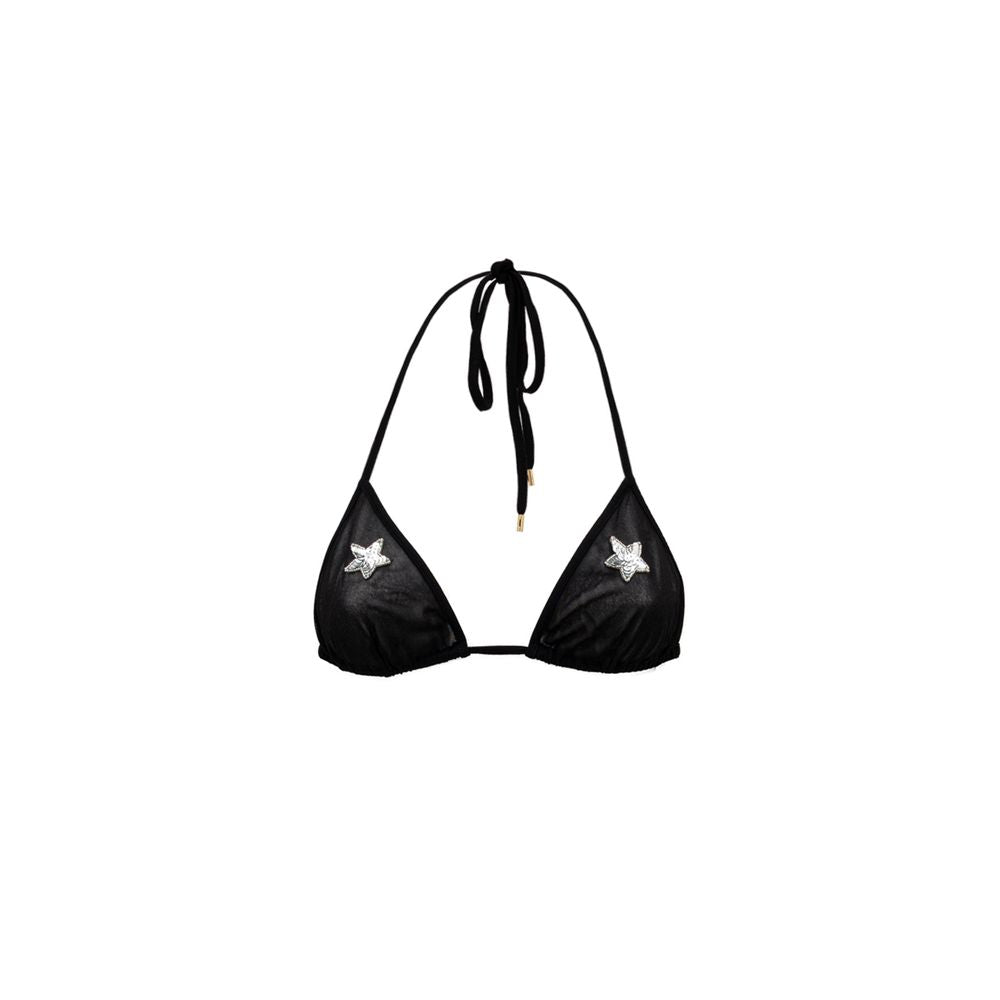 Black Viscose Bra - ventzia