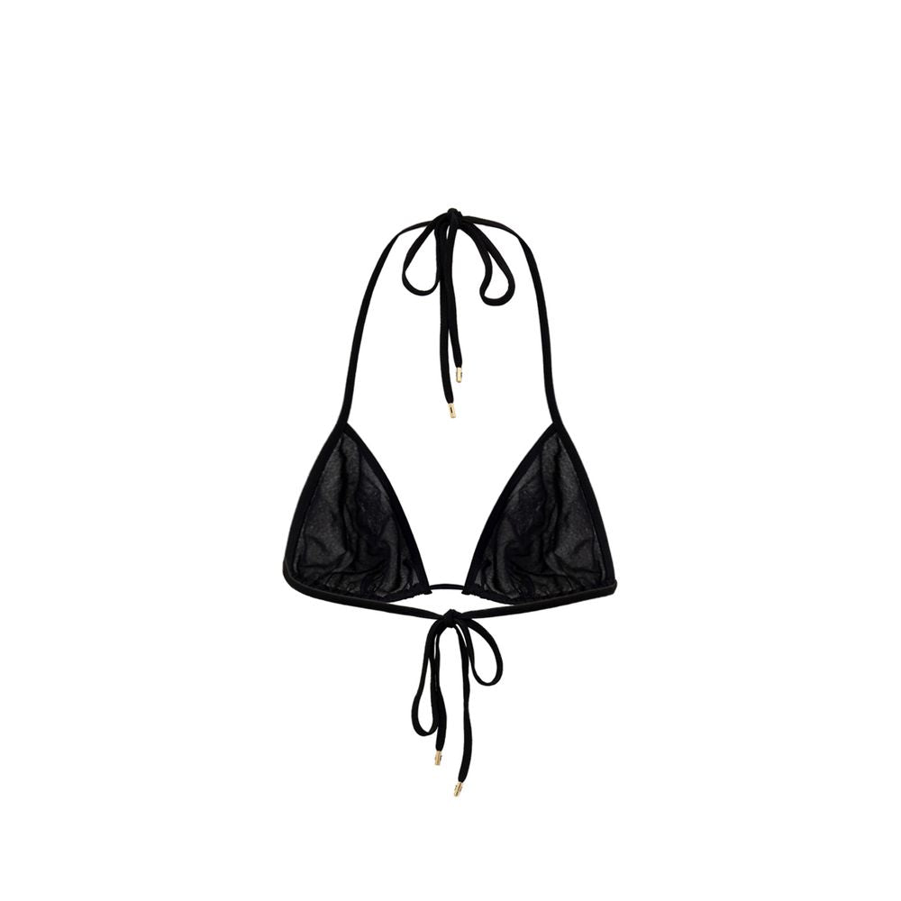 Black Viscose Bra - ventzia